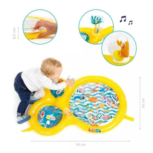 Ludi Juguetes de actividades para bebés Maxi alfombra sensorial de agua - Ludi LU30078