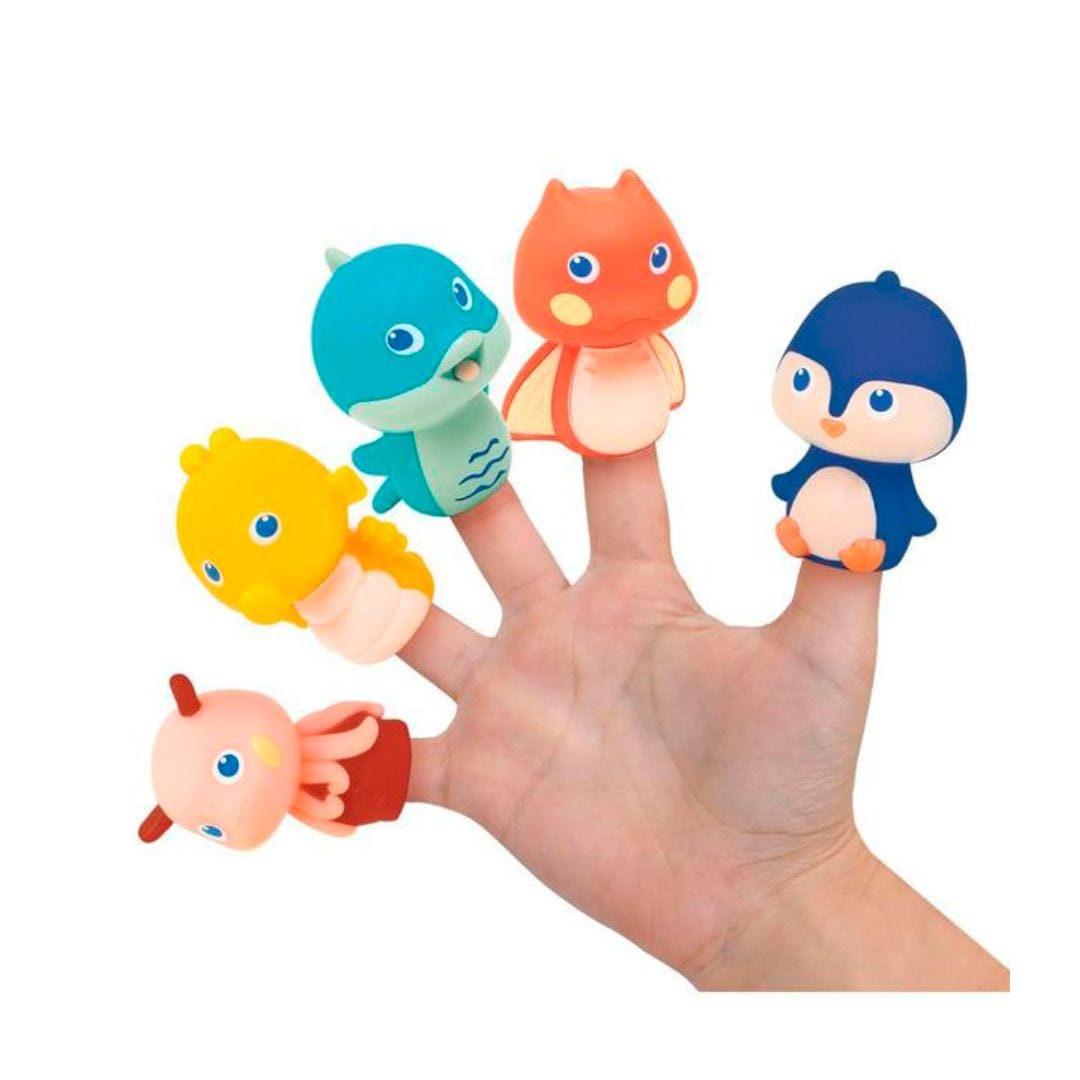 LUDI Libro Actividades Libro de baño con 5 títeres LU40018