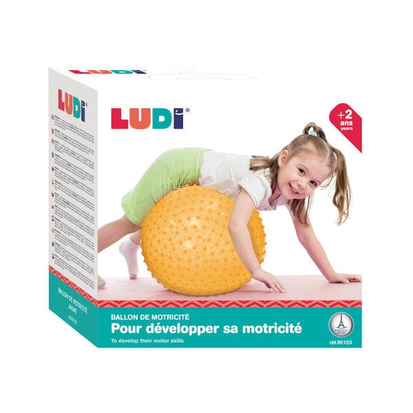 LUDI Pelota Pelota sensorial XXL Amarilla LU90105