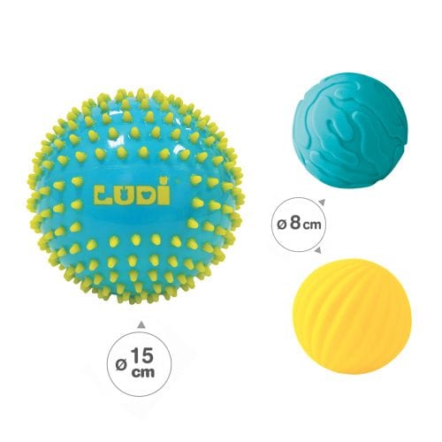 LUDI Pelota Pelotas sensoriales Azul LU30021