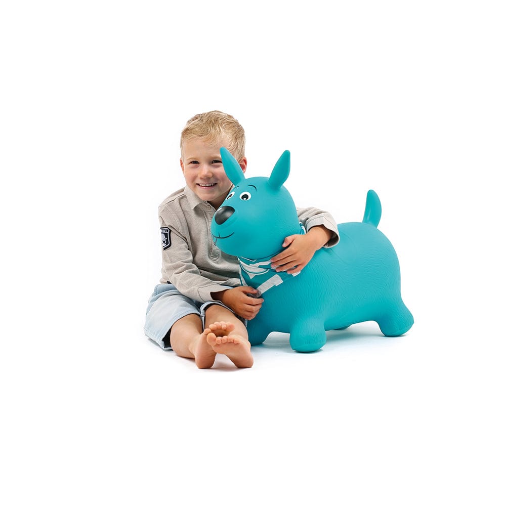 LUDI Pelota Saltarina de perro azul - Ludi LU90042