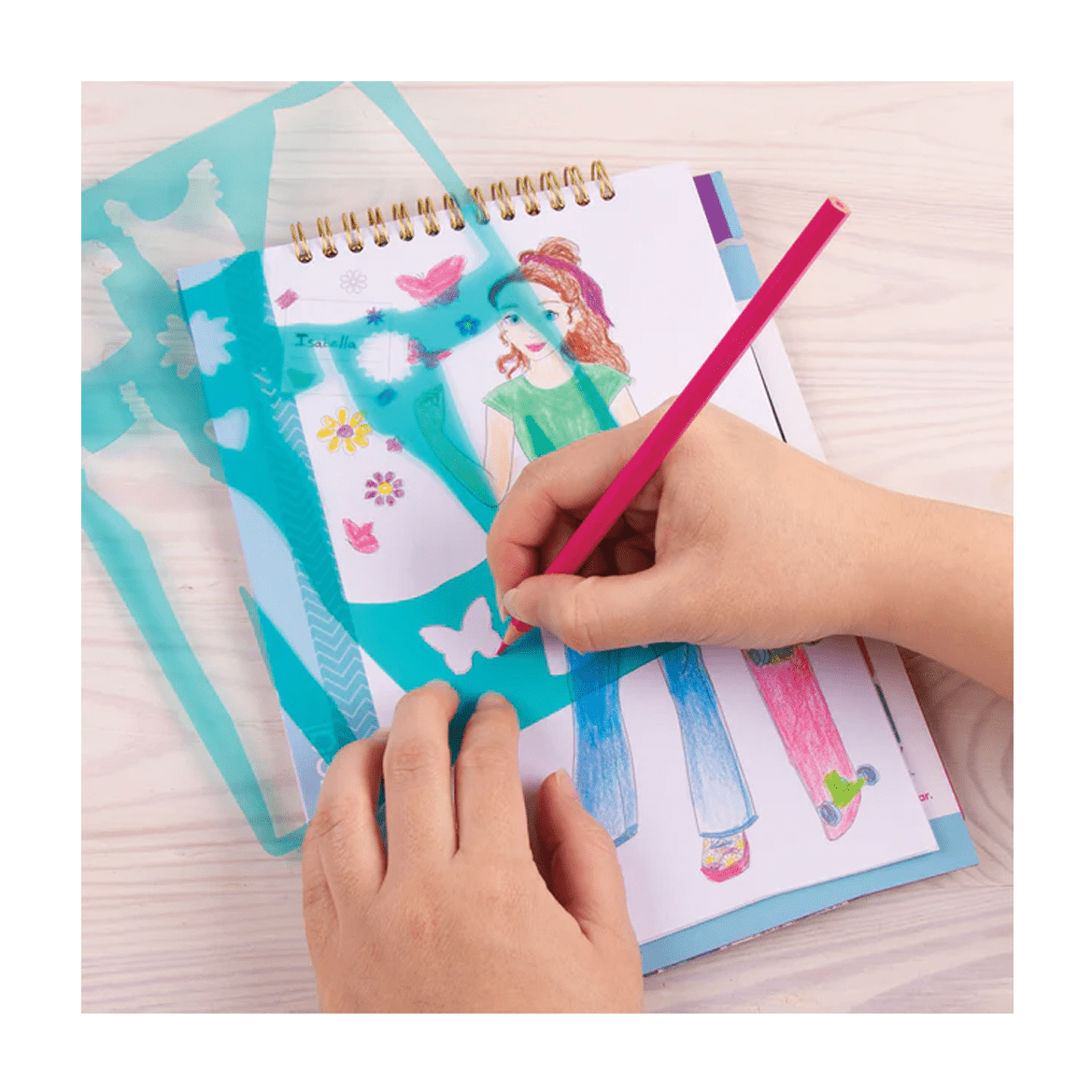 MAKE IT REAL Juegos de roles Cuaderno de Bocetos de Diseño de Moda Pretty kitty MIR3209