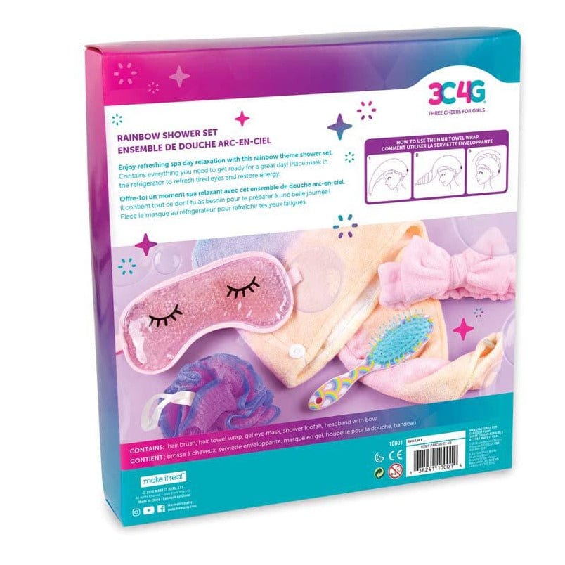 MAKE IT REAL Juegos de roles Kit de Baño y Spa Rainbow MIR10001