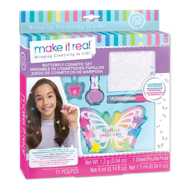 Make It Real Juegos de roles Set de cosméticos Butterfly - Make It Real MIR10058