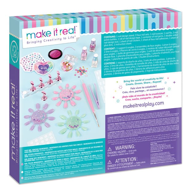 Make It Real Juegos de roles Set de diseño de uñas Everything Bling - Make It Real MIR2469