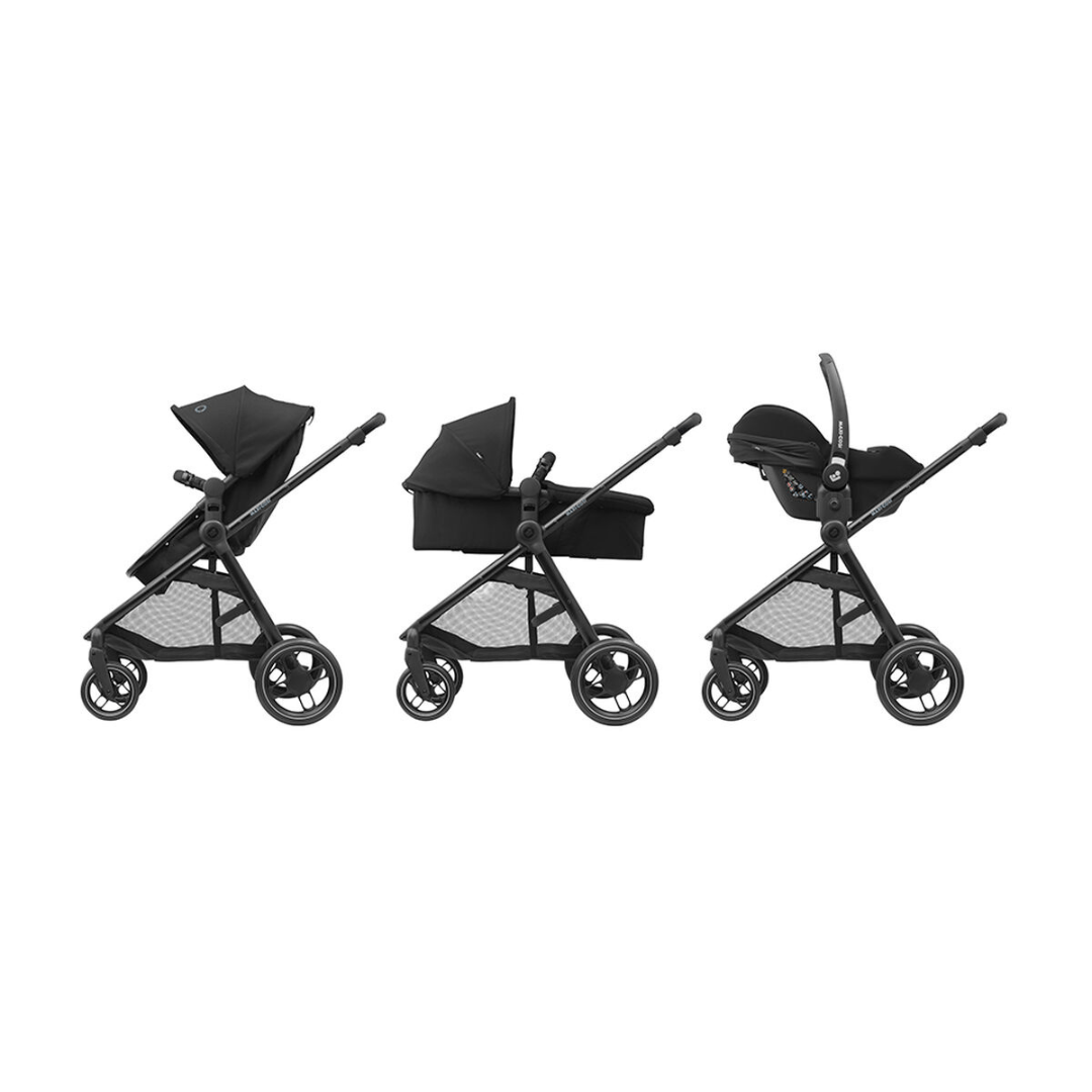 Maxi Cosi Coches Travel System Coche Travel System Zelia 3 Essential Black - Maxi Cosi 015210H333B