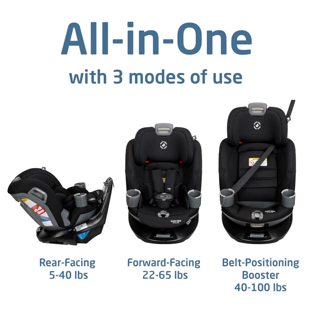 Maxi Cosi Silla de auto convertible Silla Auto Convertible Emme 360° Midnigth Black - Maxi Cosi 015250360MB