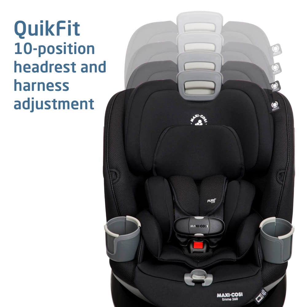 Maxi Cosi Silla de auto convertible Silla Auto Convertible Emme 360° Midnigth Black - Maxi Cosi 015250360MB