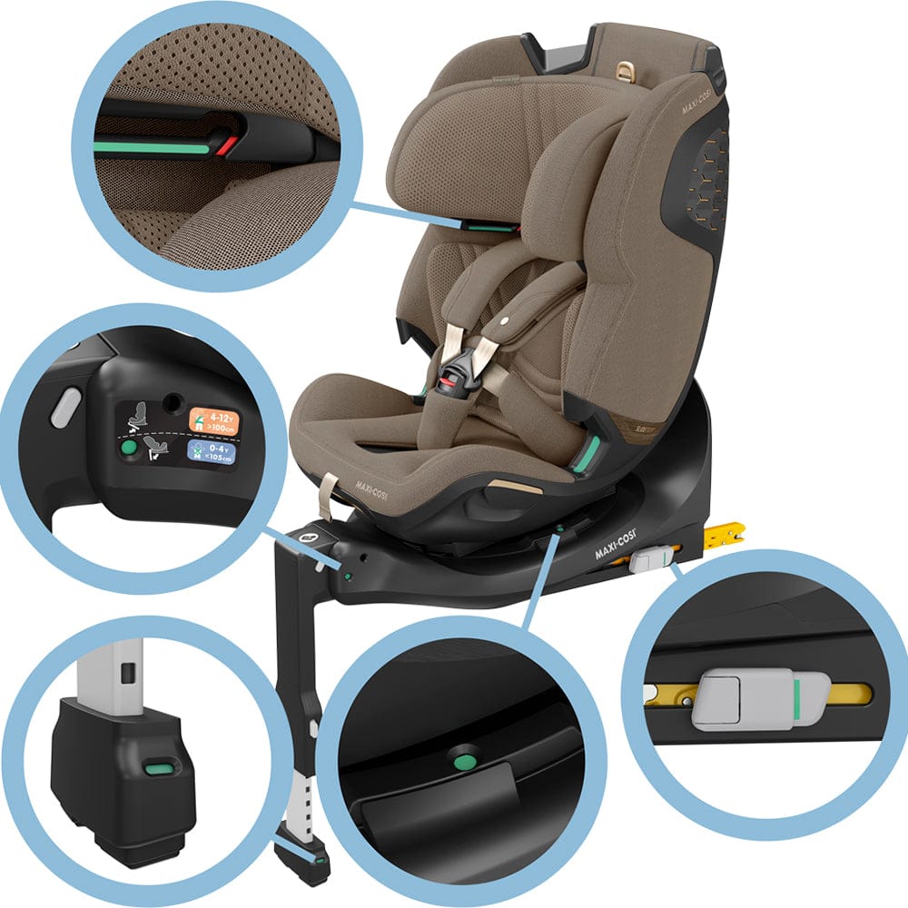 Maxi Cosi Silla de auto convertible Silla de Auto Convertible Emerald 360° Pro Trufa - Maxi Cosi 015250PROTR