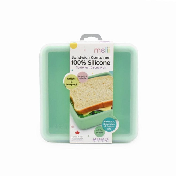 Melii Alimentación Contenedor de Silicona para Sandwich Menta - Melii 23220