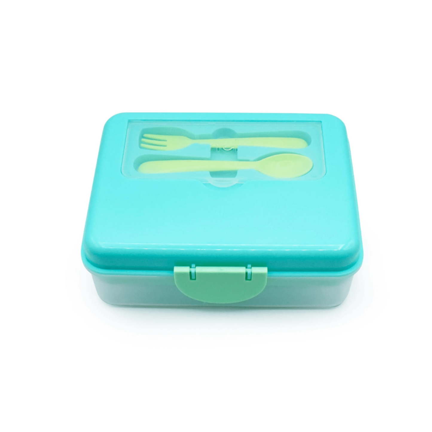Melii Alimentación Lonchera bento box con cubiertos azul - Melii 21510