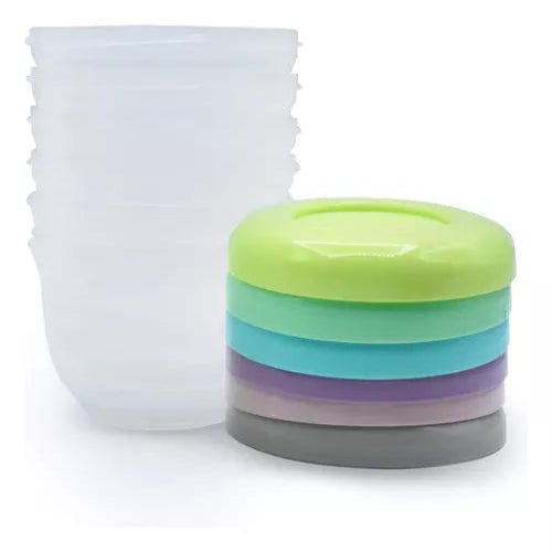 Melii Alimentación Pack de 6 contenedores apilables plásticos - Melii 13210