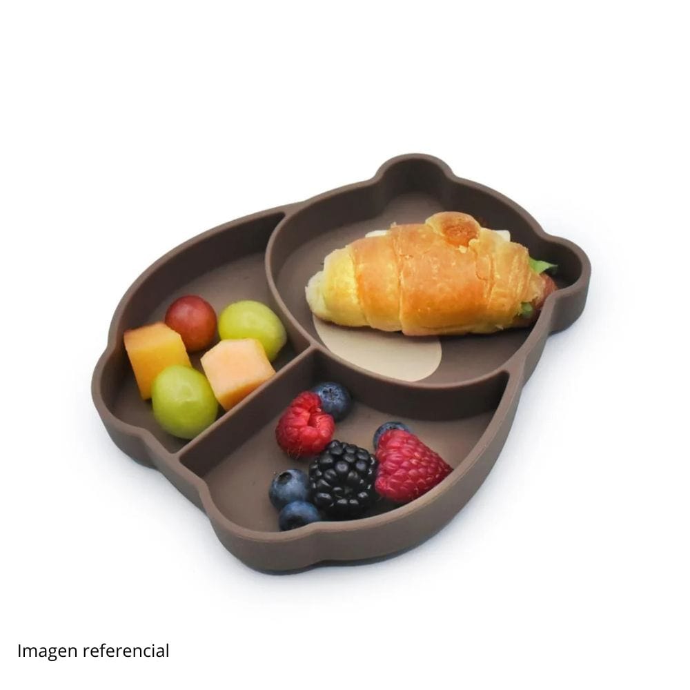 Melii Alimentación Plato de silicona Oso - Melii 17800