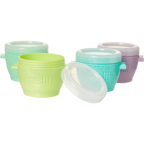 Melii Alimentación y Lactancia Pack 4 contenedores snap and go 177ml 11060