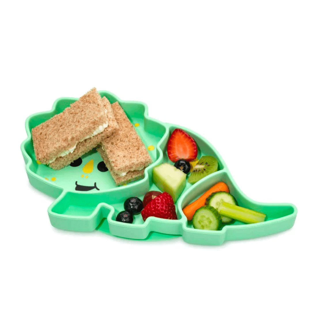 Melii Alimentación y Lactancia Plato de silicona Dinosaurio 17200