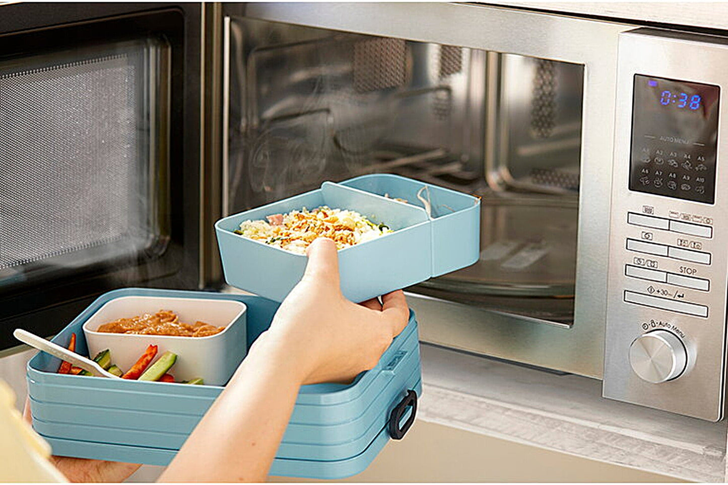 Mepal Alimentación Bento Box Grande Azul nórdico 107635615700
