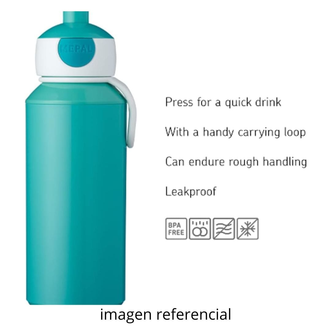Mepal Alimentación Botella de agua pop up 400 ML flores y mariposas 107410065243