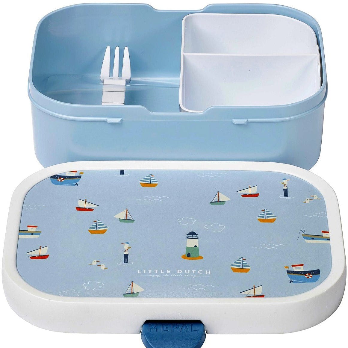 Mepal Alimentación Lonchera azul con barcos 107440065244