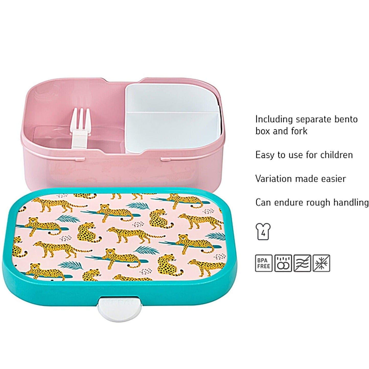 Mepal Alimentación Lonchera leopardo 107440065388