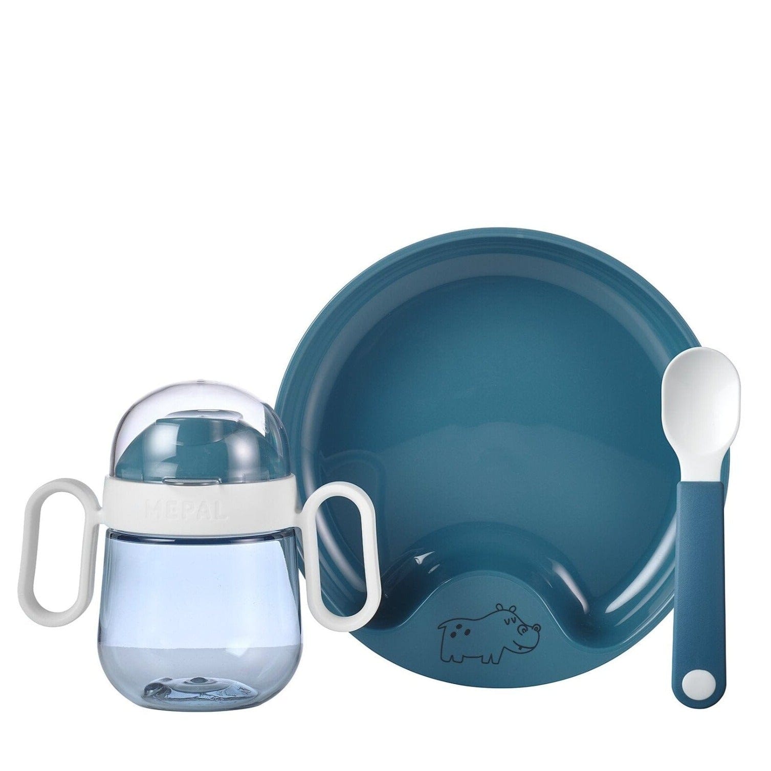 Mepal Alimentación Set de vajilla bebé azul intenso 108040014600