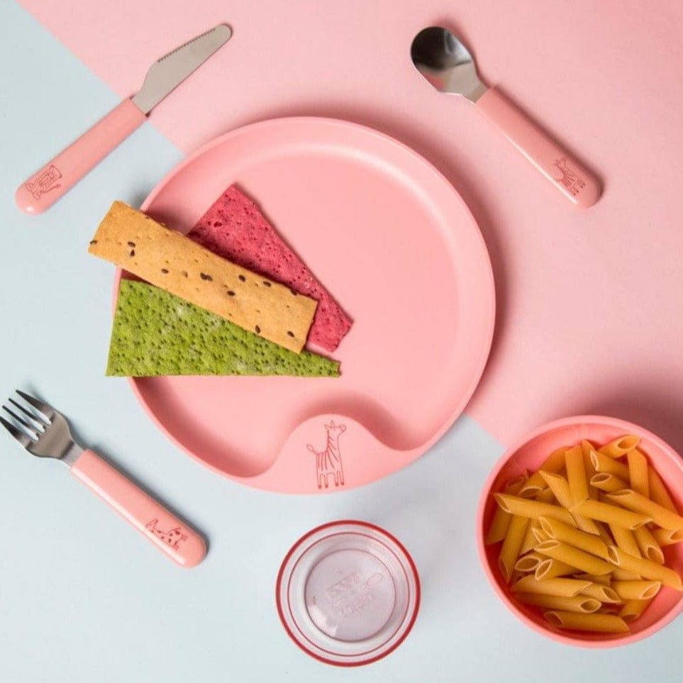Mepal Alimentación Set de vajilla infantil rosa intenso 108041078400