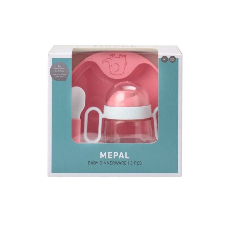 Mepal Alimentación Set de vajilla para bebé rosado 108040078400