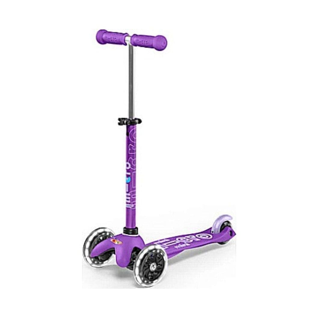 Micro Scooter Mini Micro Deluxe Led Morado MMD141