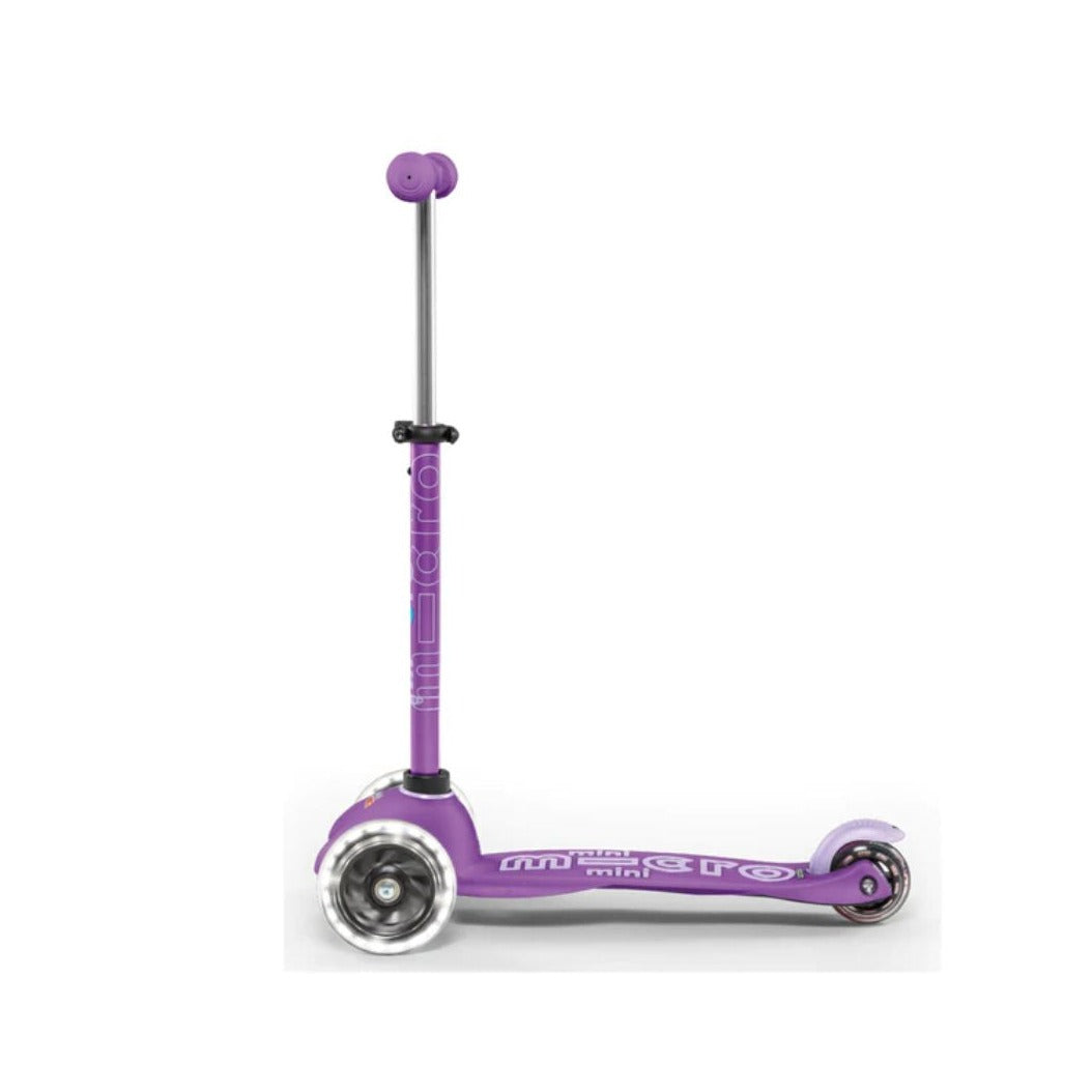 Micro Scooter Mini Micro Deluxe Led Morado MMD141