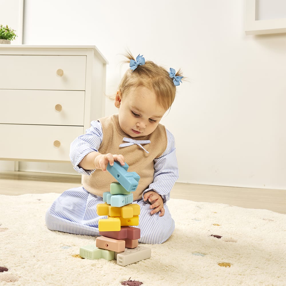 Miniland Puzzles y encajes Puzzle Soft animal blocks - Miniland 46020