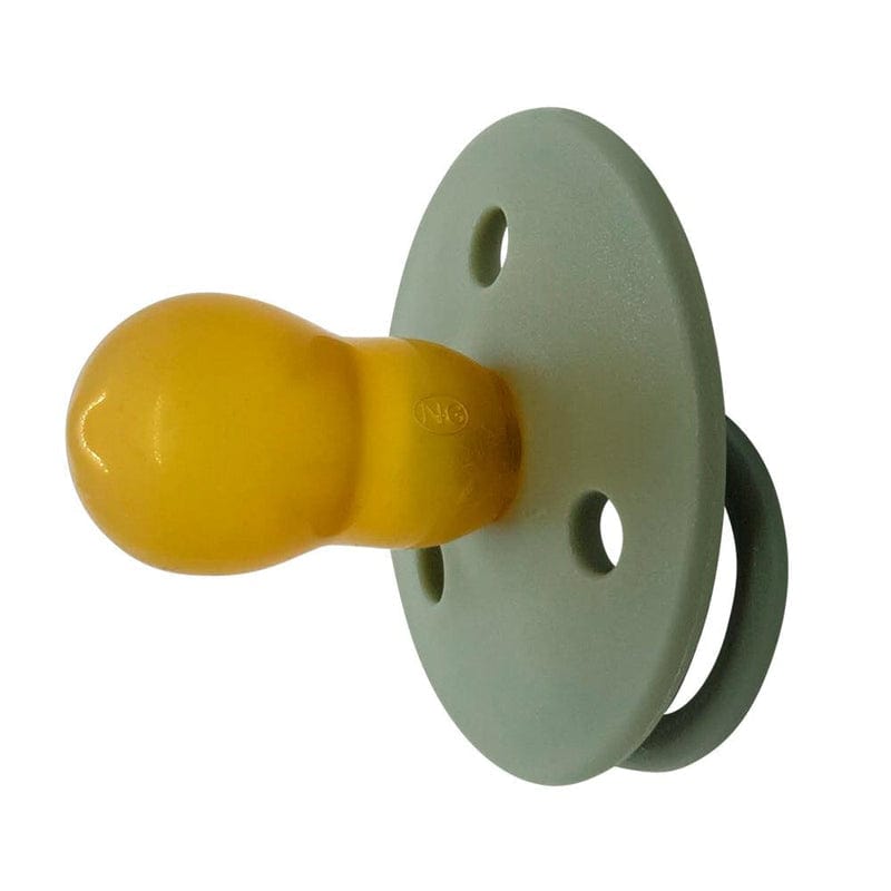 MININOR Chupete Chupetes redondos látex verde 6M+ 2 unidades MN135