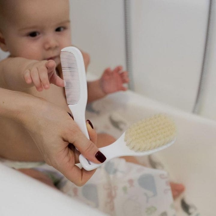 MININOR Cuidado Personal Set Peine y cepillo para pelo 0+ - Mininor MN110