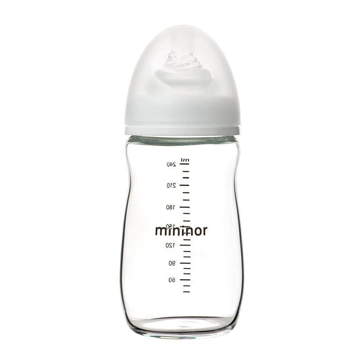 MININOR Mamadera Mamadera de vidrio 240 ml - Mininor MN139