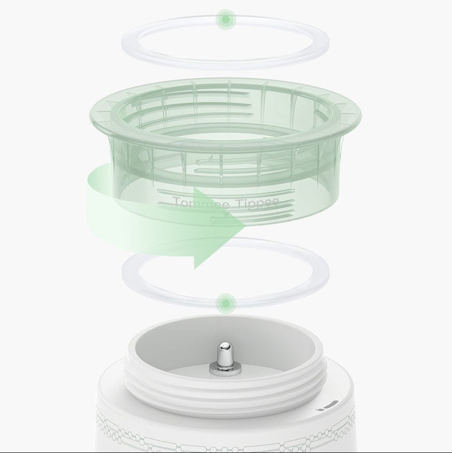 Momcozy Alimentación Calentador de Mamaderas Portátil Inalámbrico - Momcozy MW003-WH12BA-A