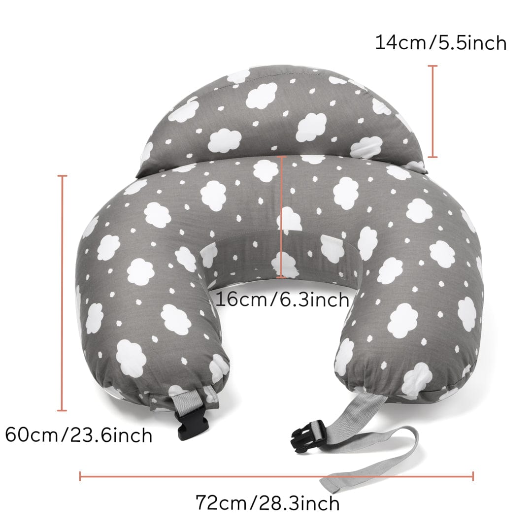 Momcozy Cojin de Lactancia Almohada para lactancia en forma U / nubes - Momcozy MCALAP01