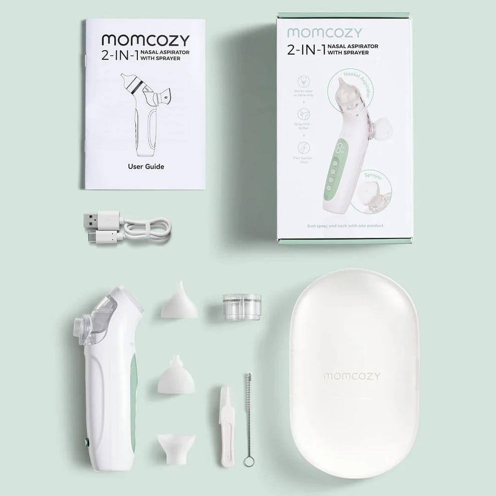 Momcozy Cuidado Personal Aspirador Nasal 2-1 con pulverizador y succión - Momcozy MCAN007