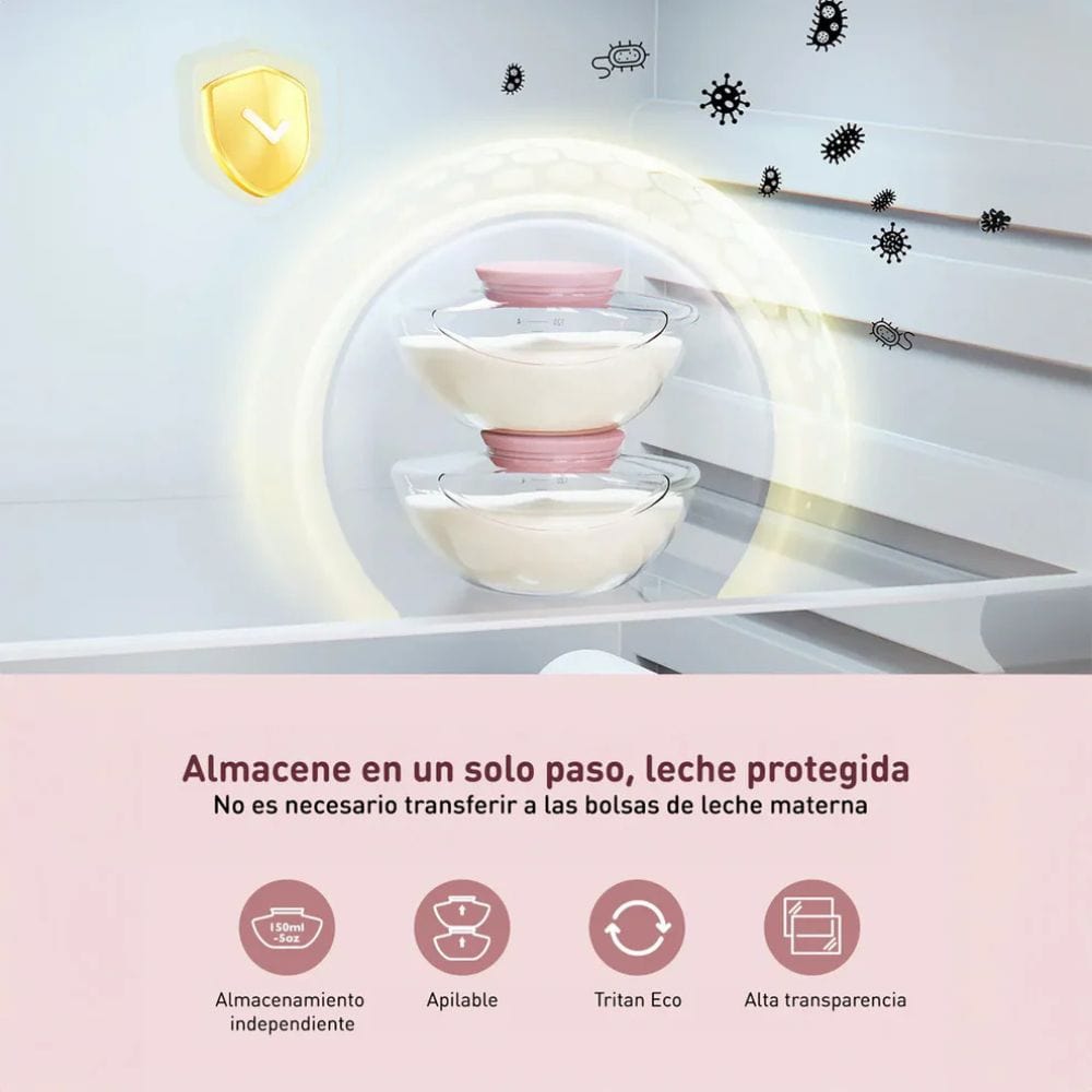 Momcozy Lactancia Materna Extractor de Leche Materna M9 Doble - Momcozy MCM9DCR