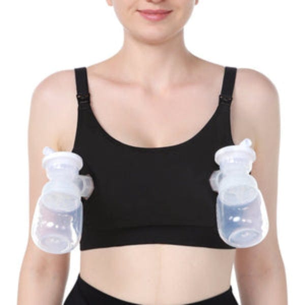 Momcozy Lactancia Materna Sostén de lactancia 2 en 1 Talla L - Momcozy HF008-BL100L-C