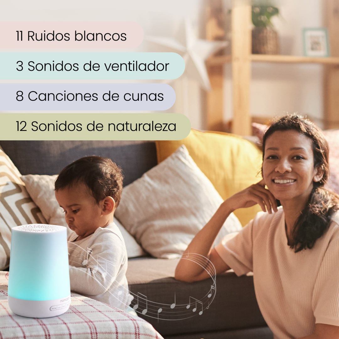 Momcozy Maquina de Ruido Blanco Máquina ruido blanco smart - Momcozy MCMRB03WH