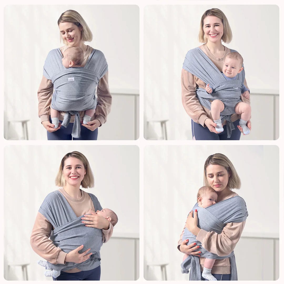 Momcozy portabebes Portabebés fular Gris - Momcozy, corregir M20SSCJ01-US