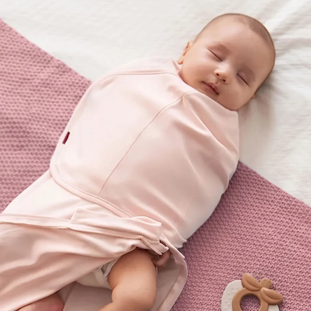 Momcozy Sacos de Dormir Manta de Arrullo Easy Swaddle 0-3 Meses Pink/White | Momcozy MCSJ019P