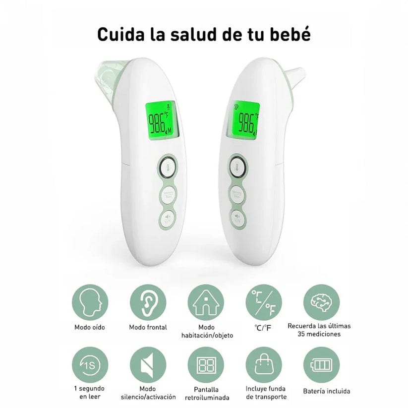 Momcozy Termometro Termómetro infrarrojo Frente/Oído - Momcozy TH001-GE00BA-A