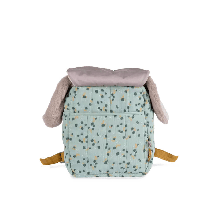 MOULIN ROTY Accesorios bebé Mochila conejo verde