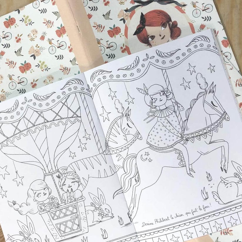 MOULIN ROTY Arte / Manualidades Cuaderno para colorear Las Parisinas - Moulin Roty 642575