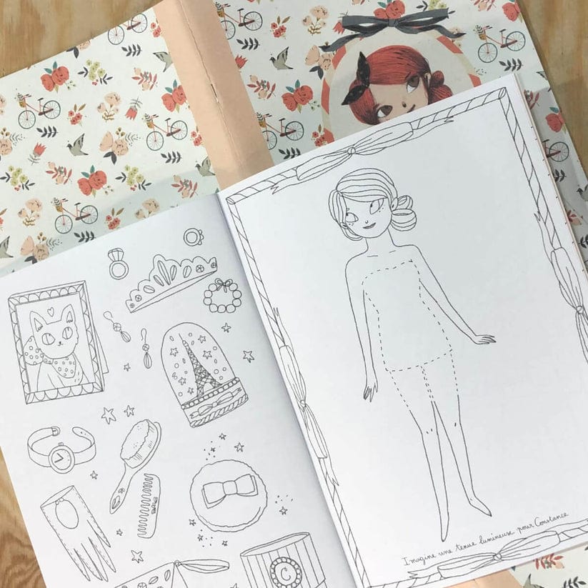 MOULIN ROTY Arte / Manualidades Cuaderno para colorear Las Parisinas - Moulin Roty 642575