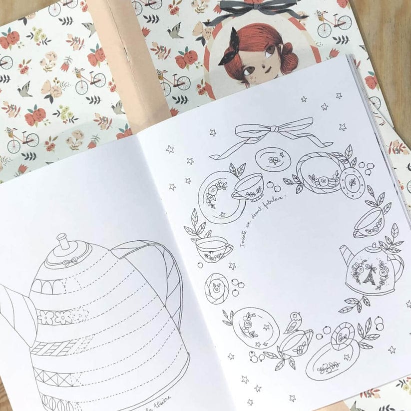 MOULIN ROTY Arte / Manualidades Cuaderno para colorear Las Parisinas - Moulin Roty 642575