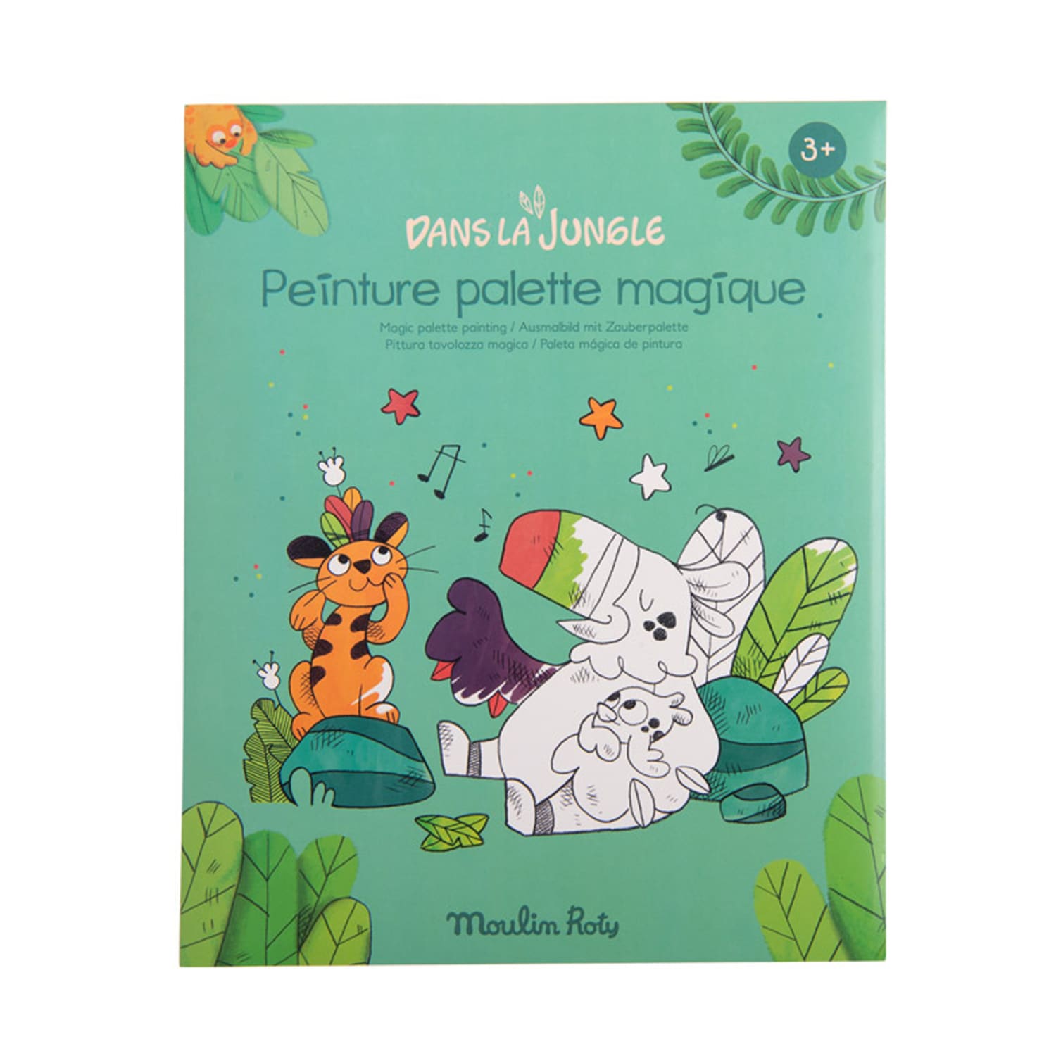 MOULIN ROTY Arte y Manualidades Paleta magica de pintura Jungla 668602