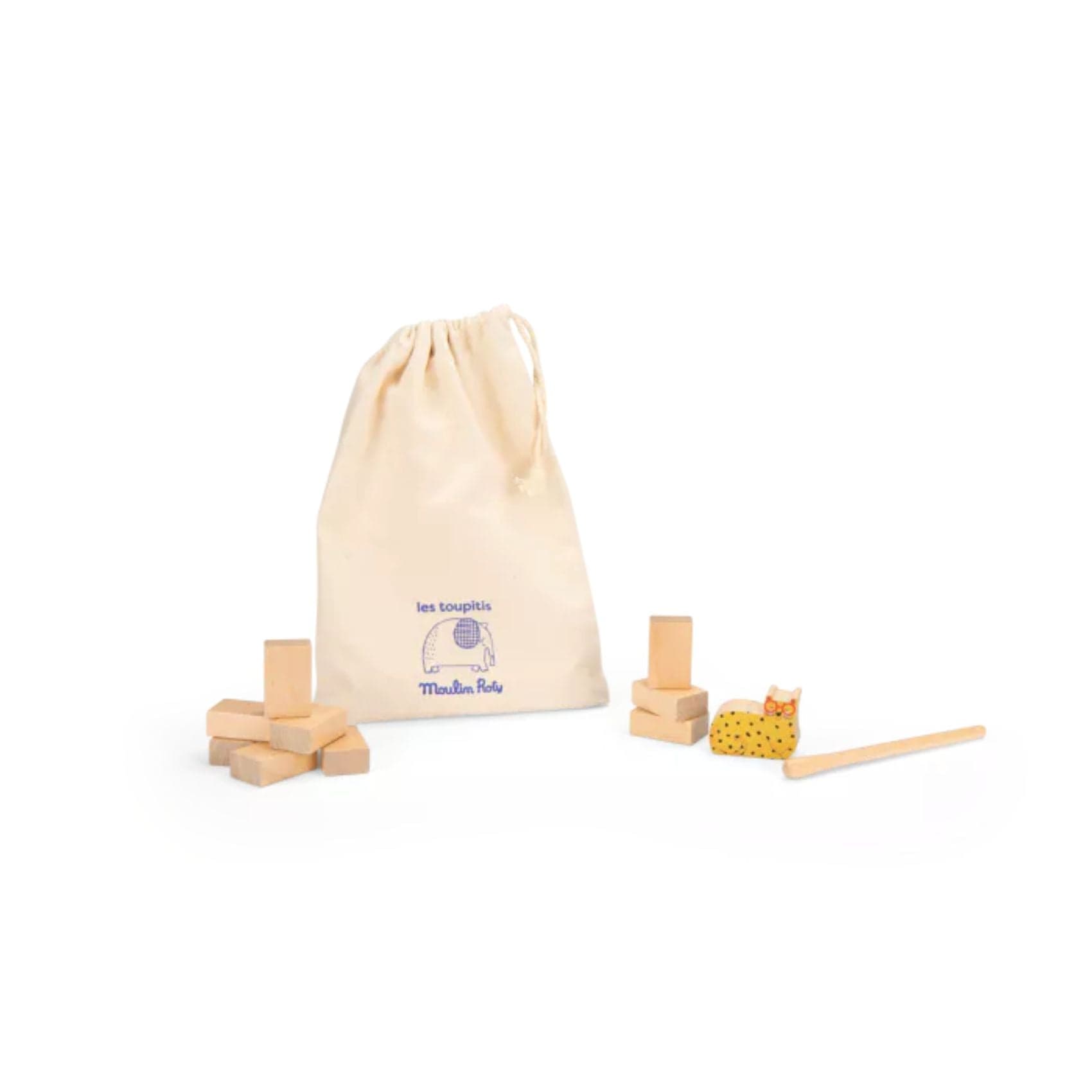 Moulin Roty Bloques / Construcción Muro tambaleante Les Toupitis - Moulin Roty 679368