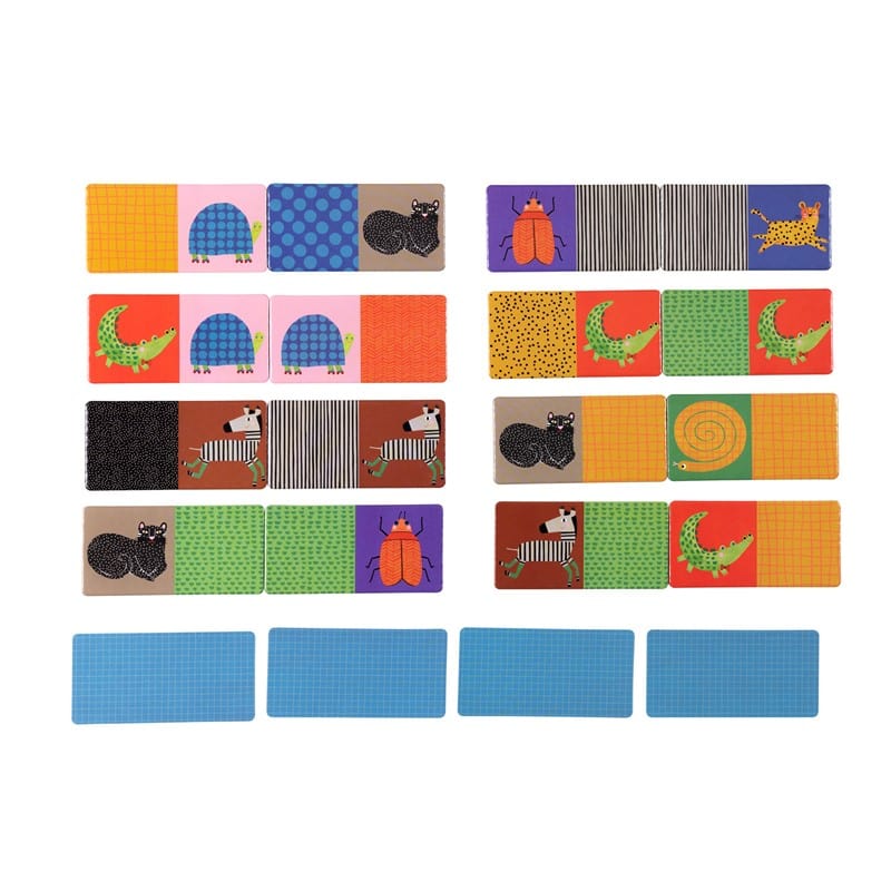 MOULIN ROTY Juegos de memoria y lógica Domino los motivos Toupitis 679361