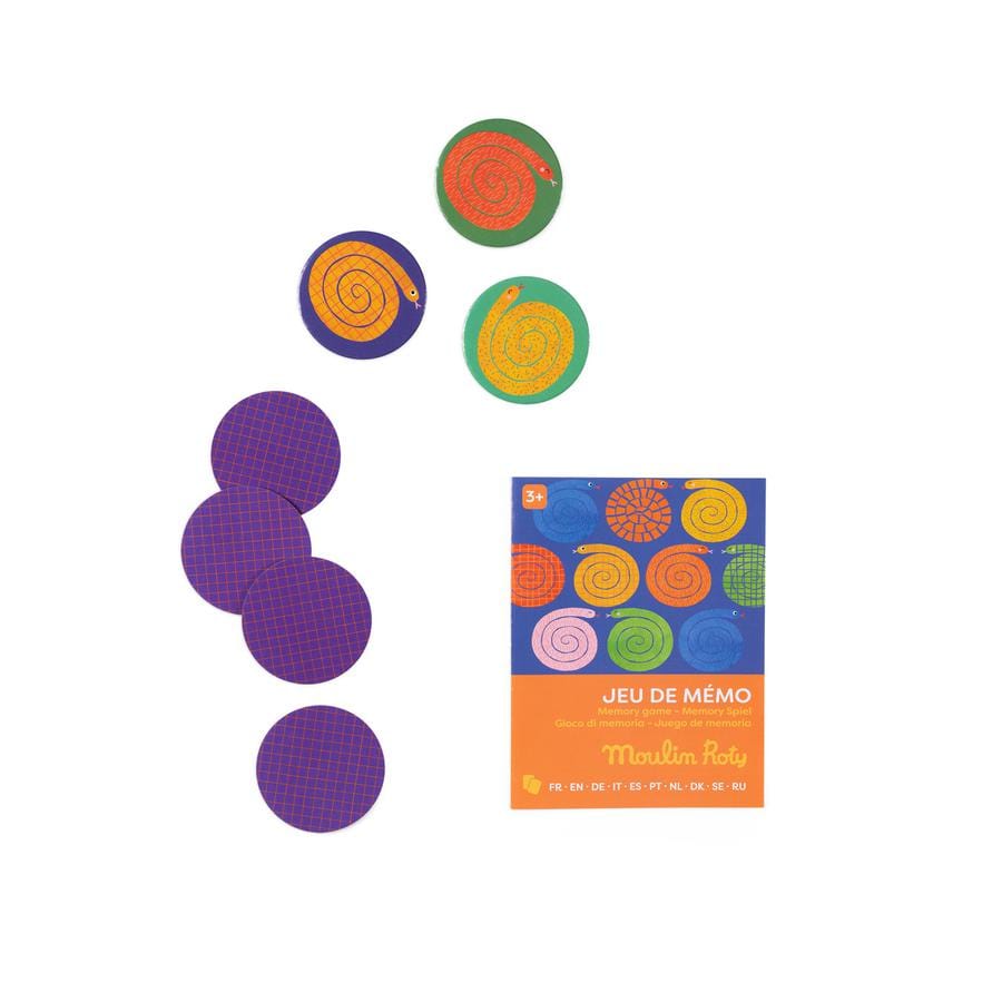 MOULIN ROTY Juegos de memoria y lógica Memo de las serpientes Toupitis 679362
