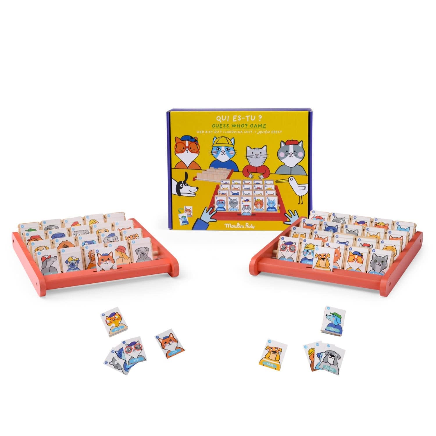 MOULIN ROTY Juegos de mesa Juego de madera ¿Quién eres? Les Loufoques - Moulin Roty 683363